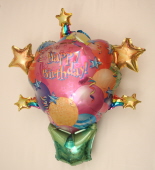 Fesselballon Happy Birthday
